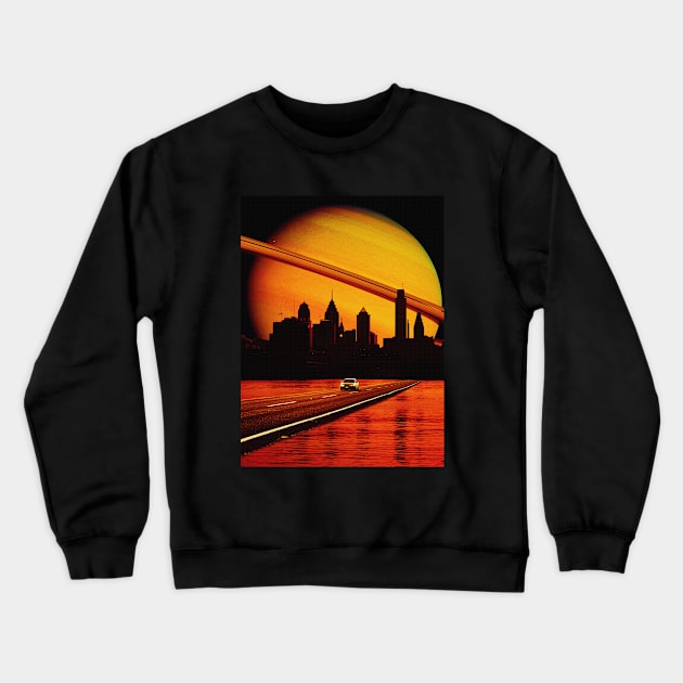 Night City Crewneck Sweatshirt by jessgaspar